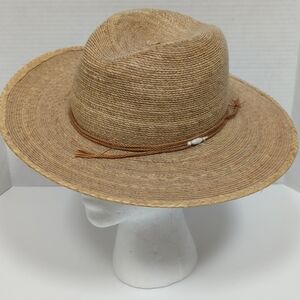 Sahuayo Legitimo Fidelpal Palm Straw Hat Wide Brim Sz 6 5/8 Tan Tassel USA